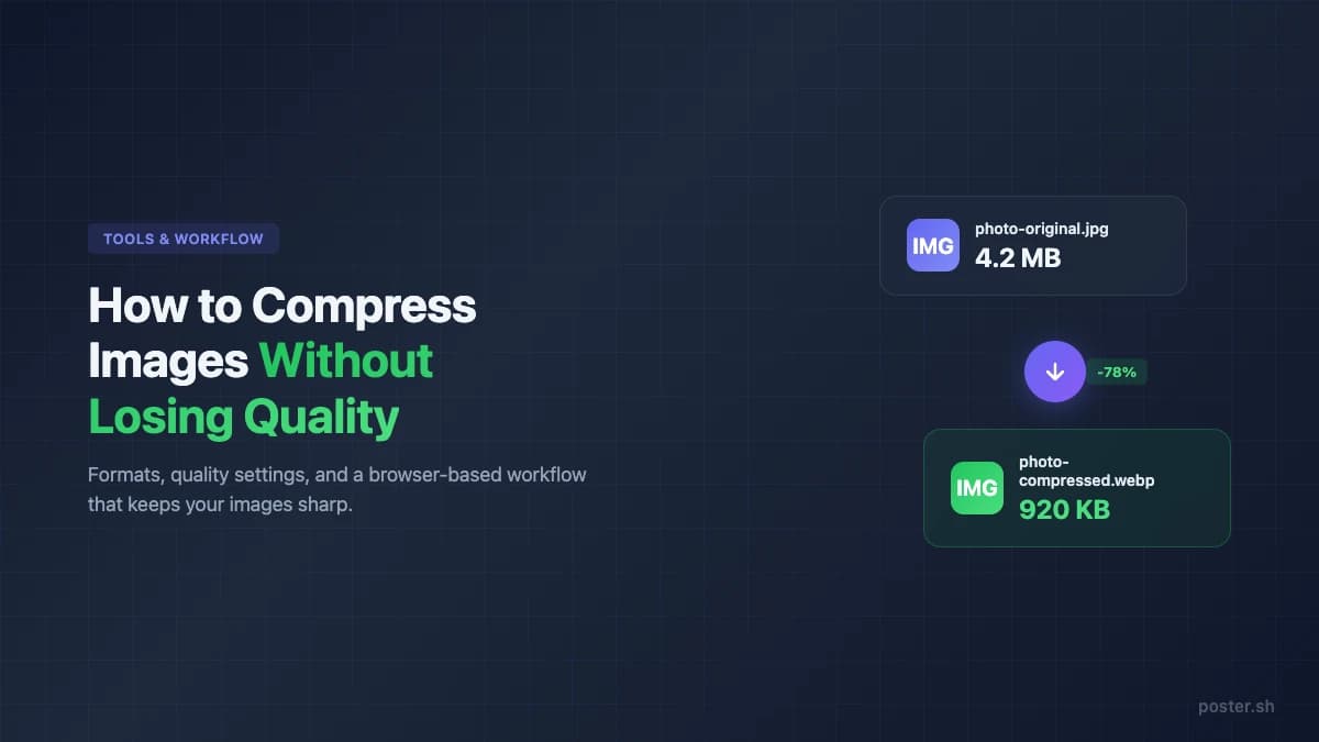 How to Compress Images Without Losing Quality