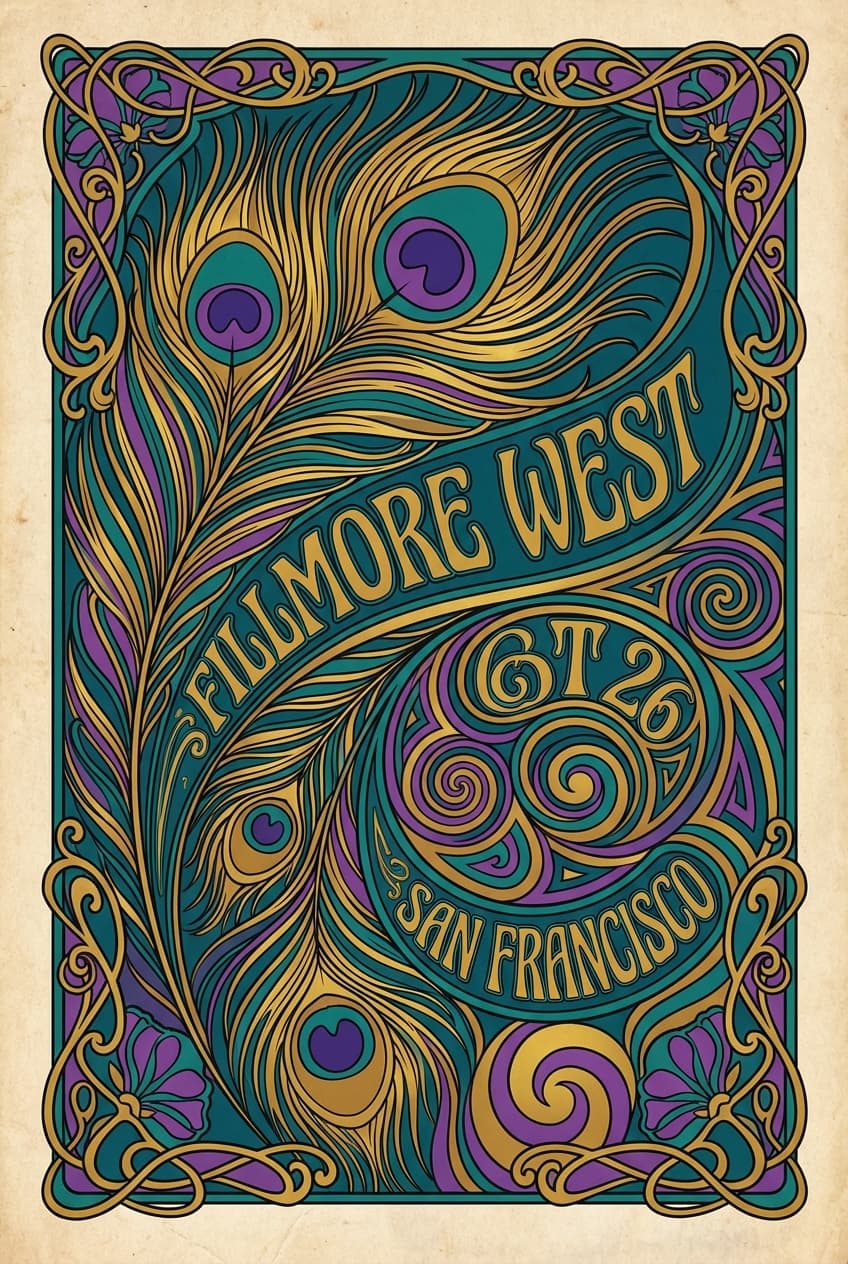 Fillmore Poster Illustrating - for wall decoration | poster.sh