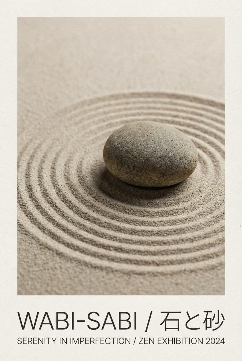 Japanese Minimalism Digital Art - for online marketing | poster.sh