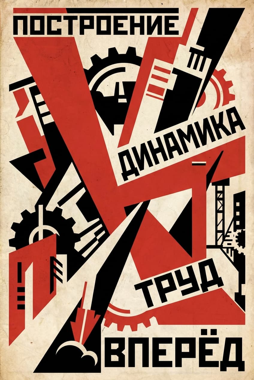 Constructivism Gallery Art - for wall decoration | poster.sh