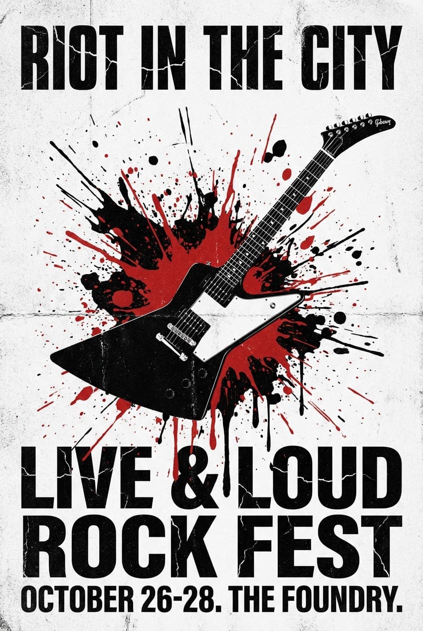 Grunge representative poster