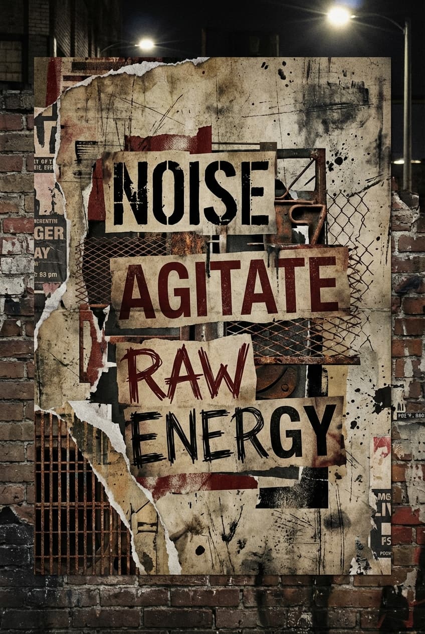 Grunge Typography - for wall decoration | poster.sh