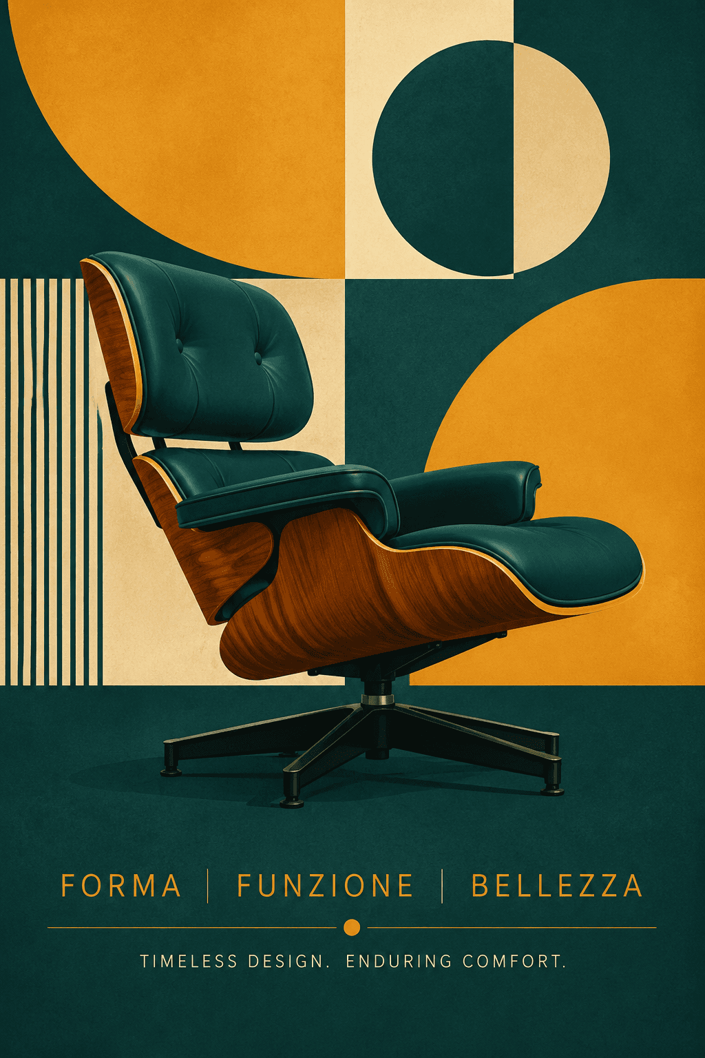 Mid Century Modern Silhouette - for wall decoration | poster.sh