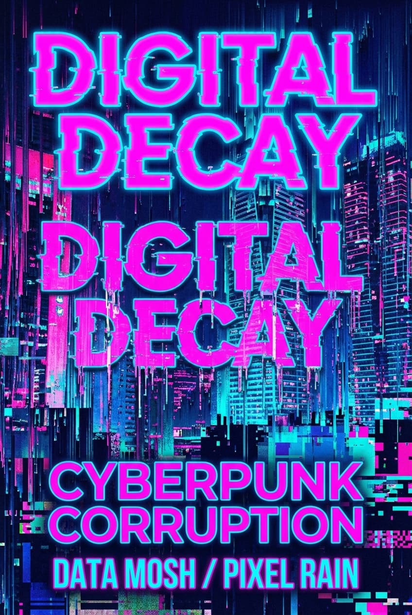 Cyberpunk Digital Art - for tech events | poster.sh