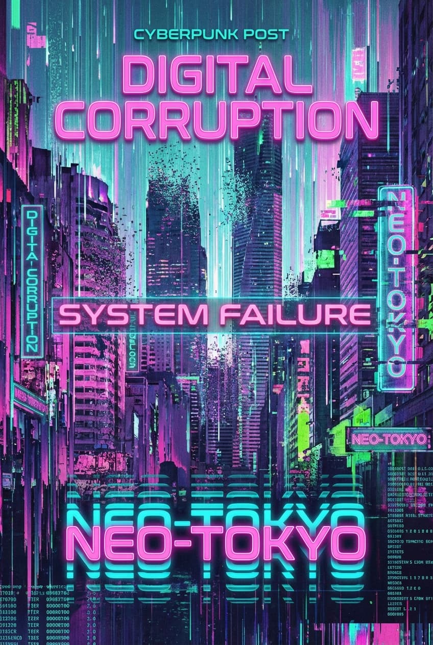 Glitch Stories - for online marketing | poster.sh