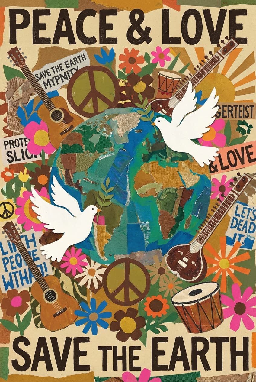 Hippie Portfolio - for wall decoration | poster.sh