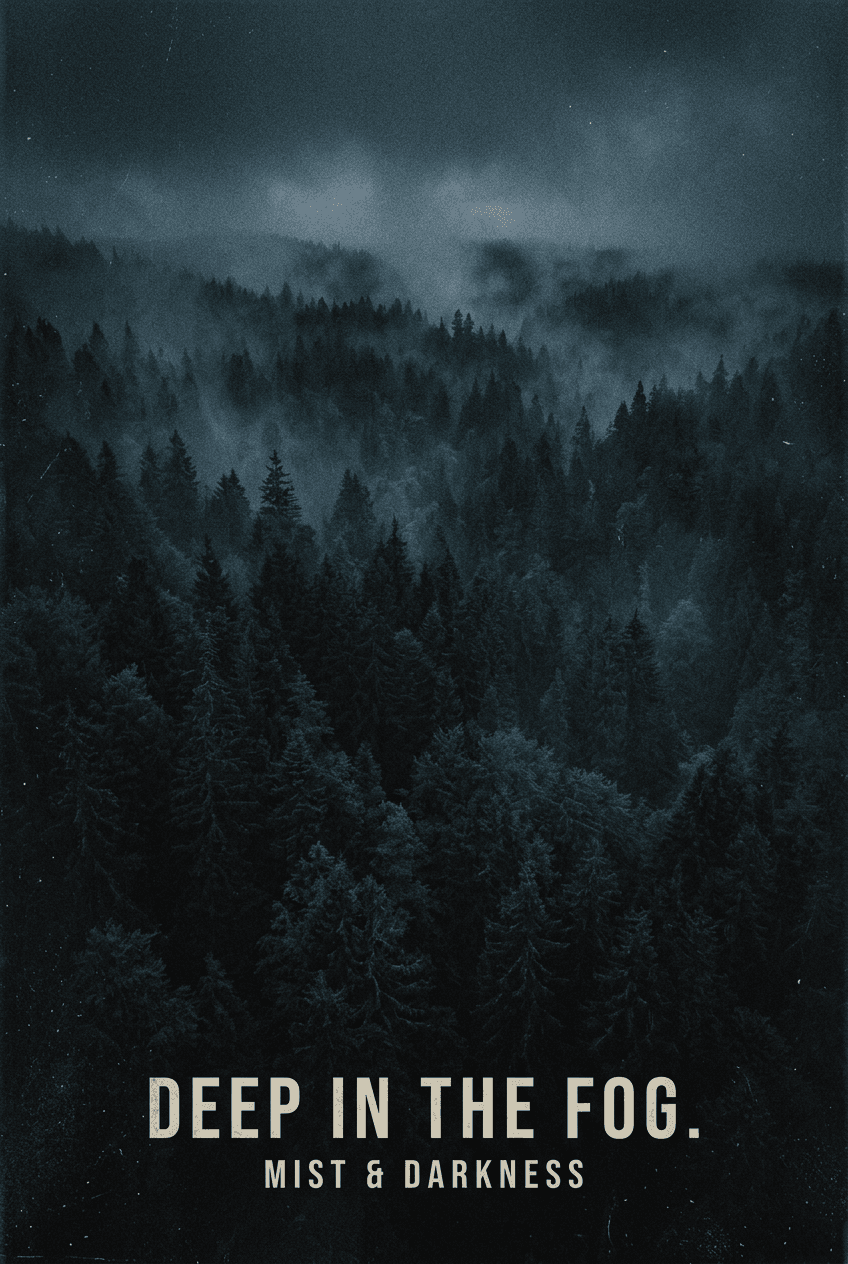 Grainy Texture Birds Dark Art - for online marketing | poster.sh