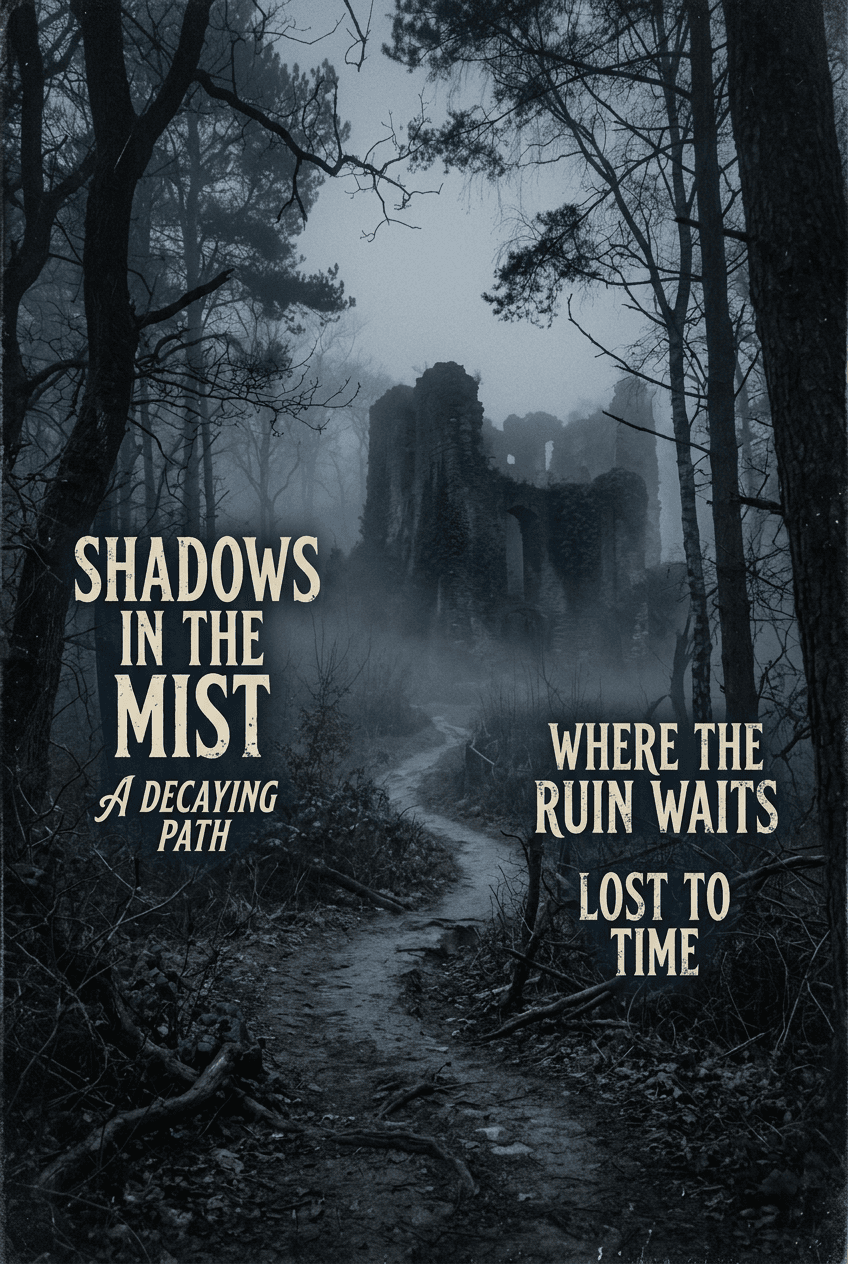 Horror Forest Dark Illustration - for wall decoration | poster.sh