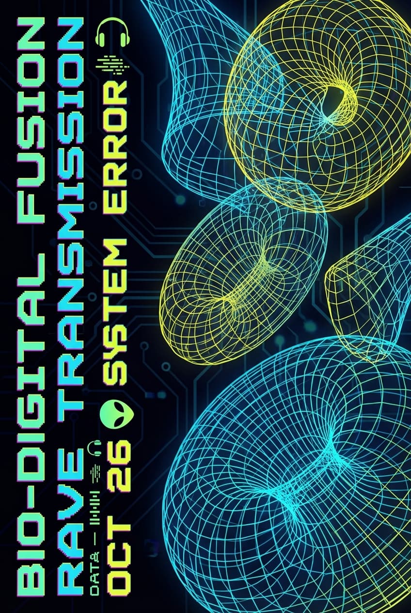 Acid Graphics Typography - for technology branding | poster.sh