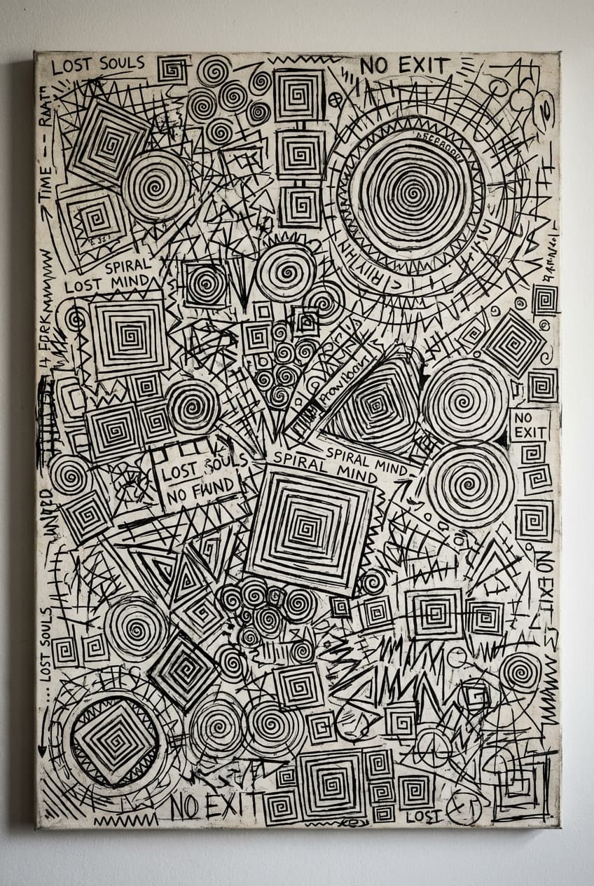 Art Brut Geometric Patterns Raw - for wall decoration | poster.sh