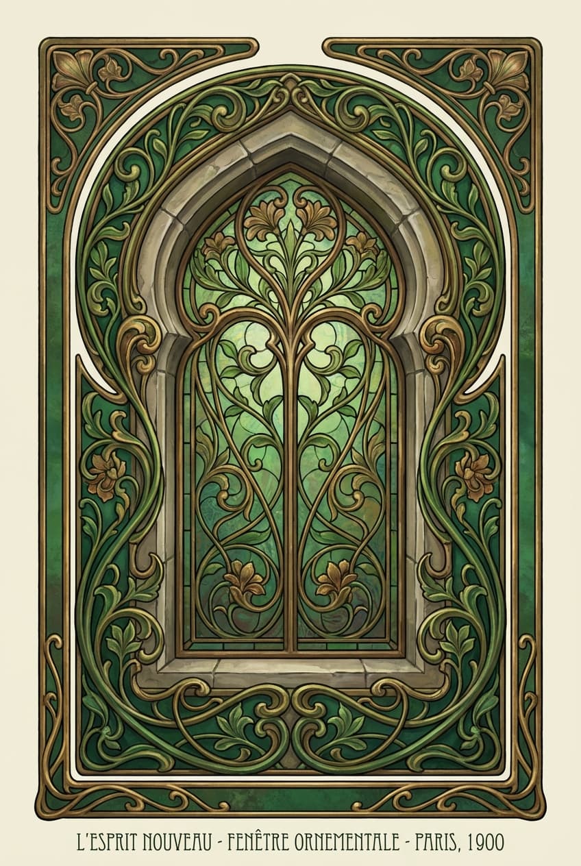Art Nouveau Digital Art - for online marketing | poster.sh
