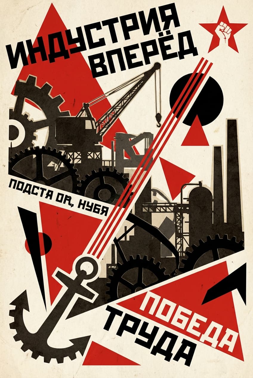 Constructivism Gallery Art - for wall decoration | poster.sh