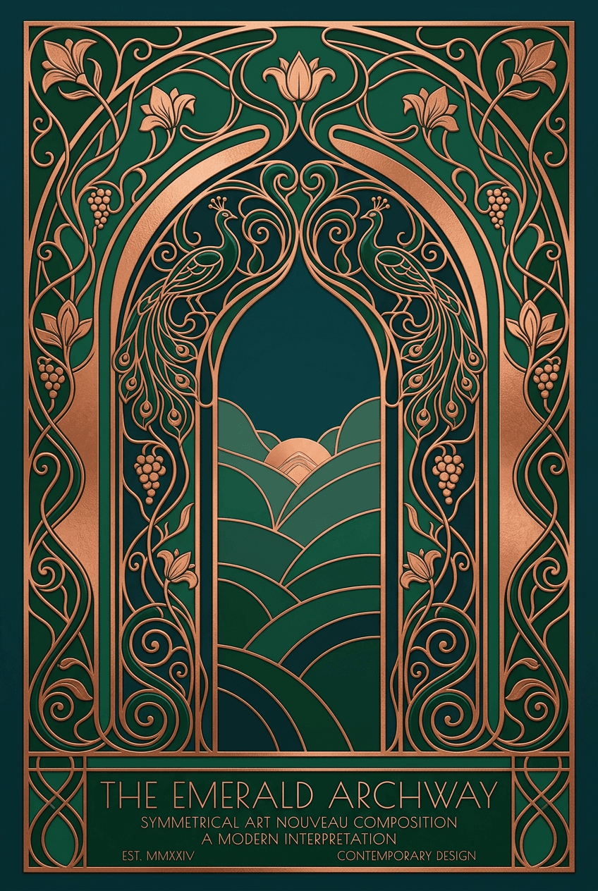 Contemporary Nouveau Gallery Art - for wall decoration | poster.sh