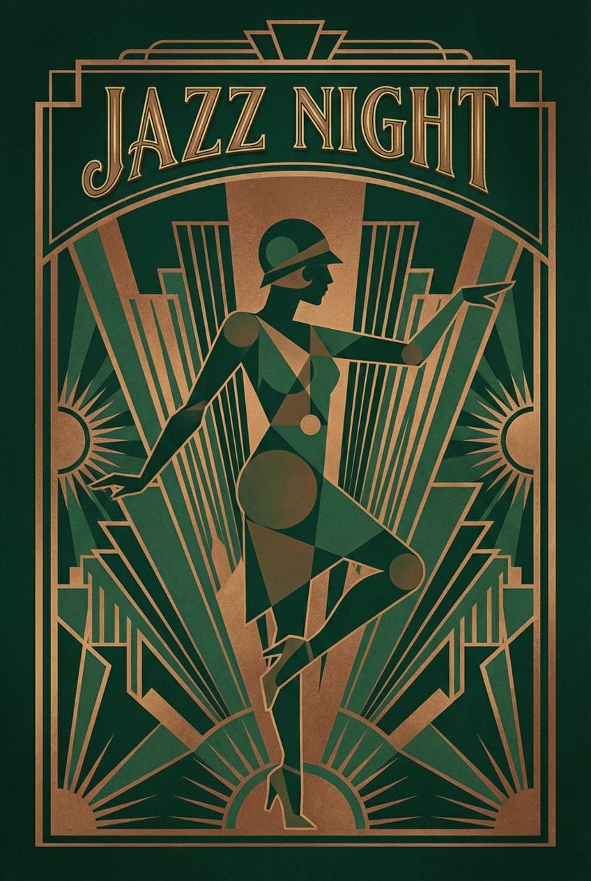 Art Deco Concert - for music events | poster.sh