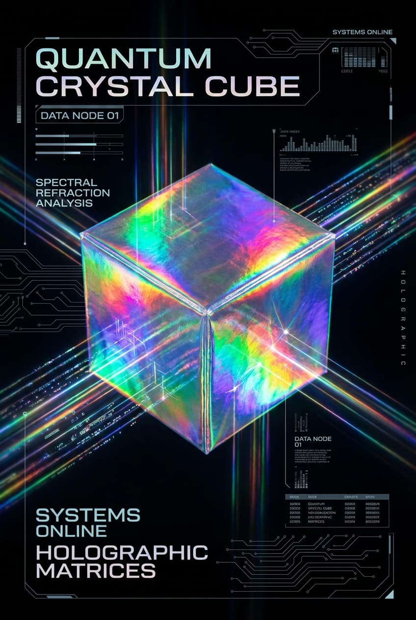 Holographic Digital Art - for online marketing | poster.sh