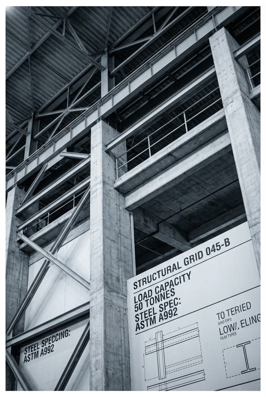 Industrial Architecture Factory Cool - for technology branding | poster.sh