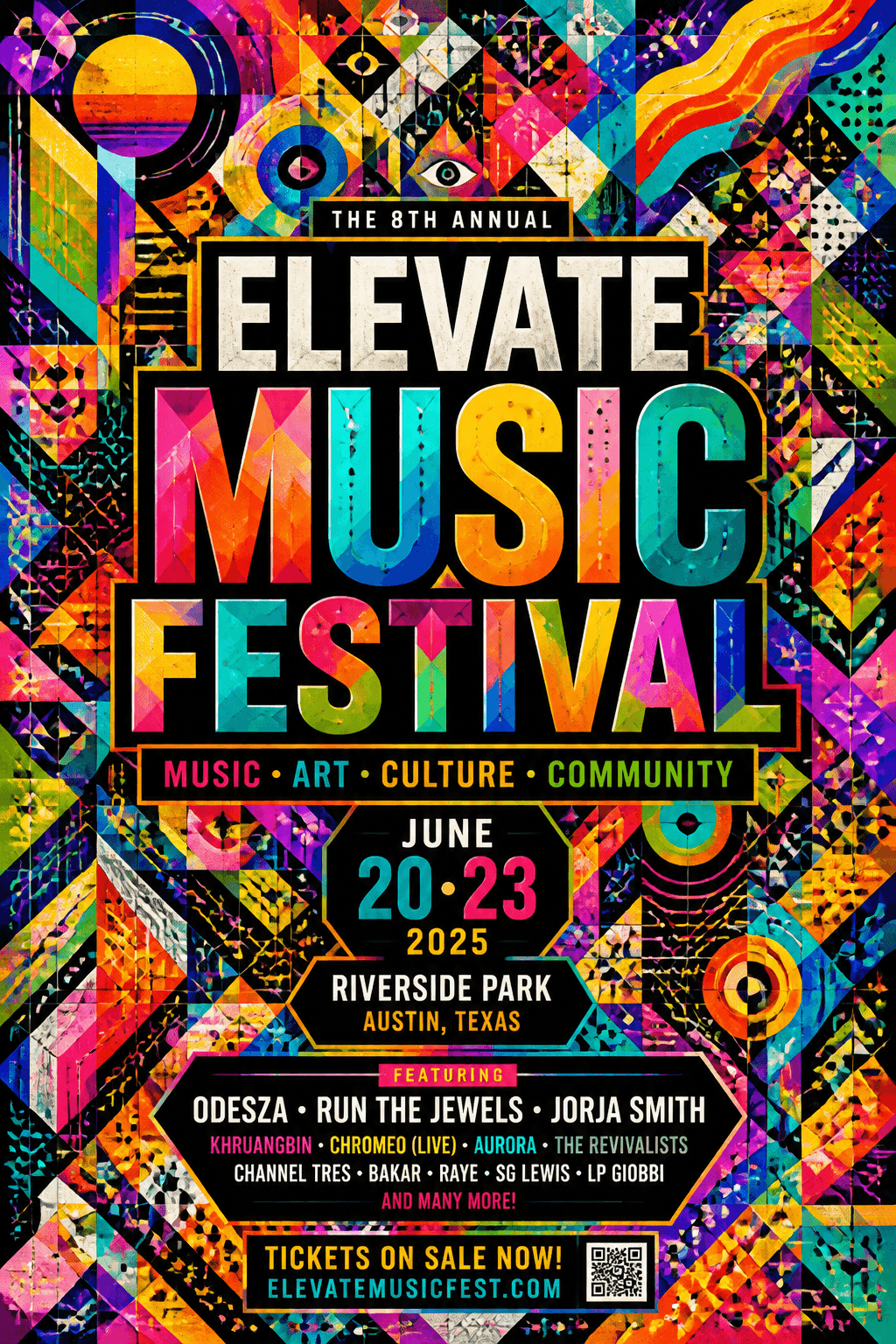 Maximalist Abstraction Colorful - for online marketing | poster.sh