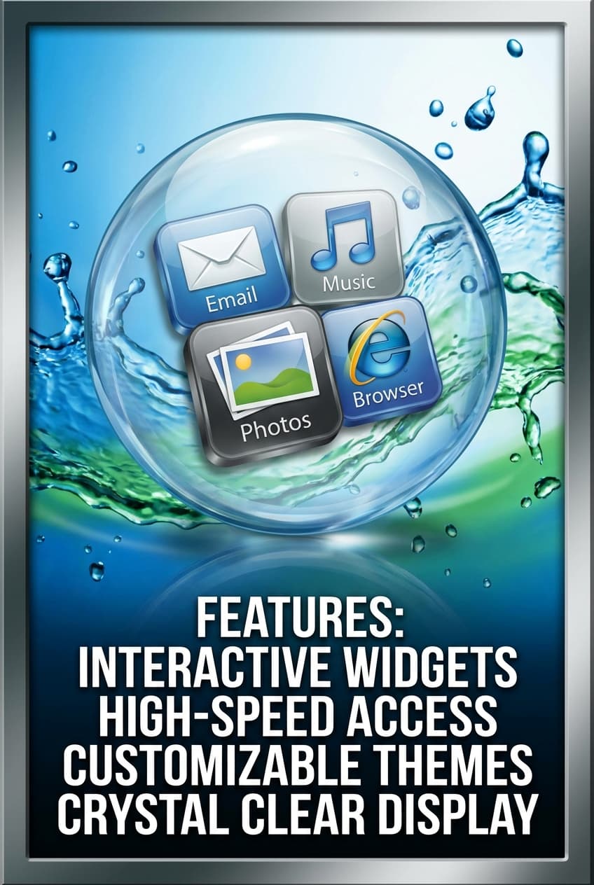 Glassmorphism Glossy 3d Poster - for online marketing | poster.sh