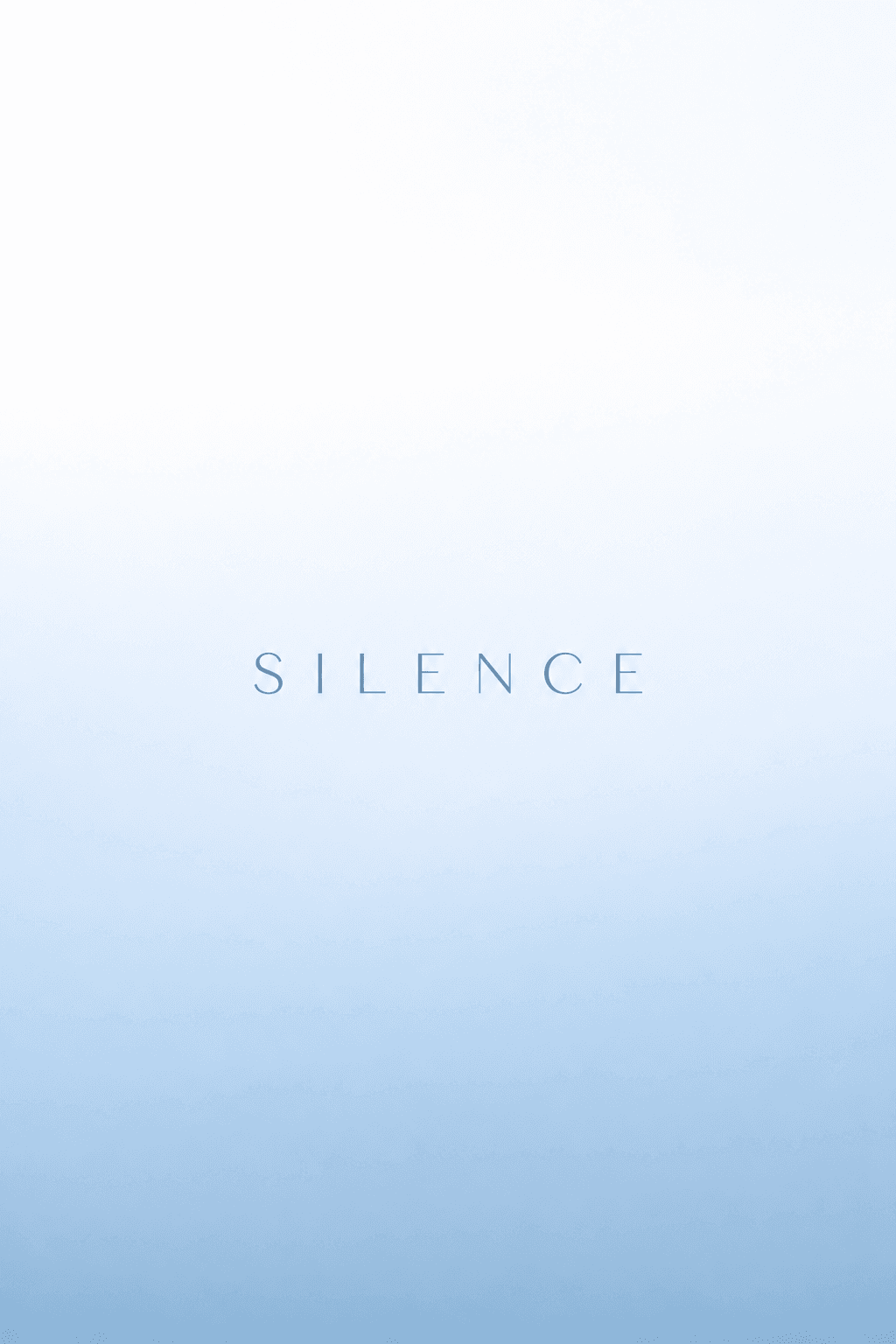 Minimalist Typographic Blue Design - for modern spaces | poster.sh