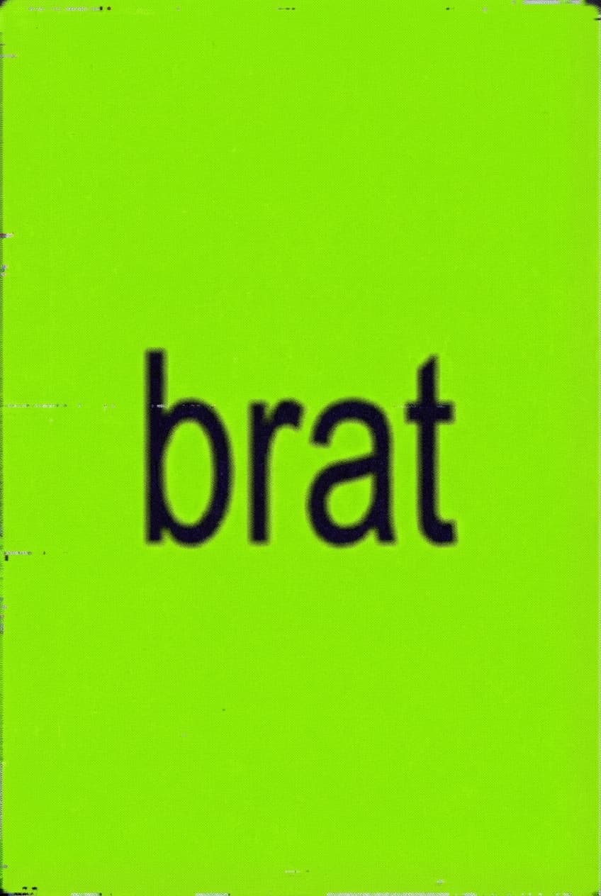 Brat Style Instagram Post - for wall decoration | poster.sh