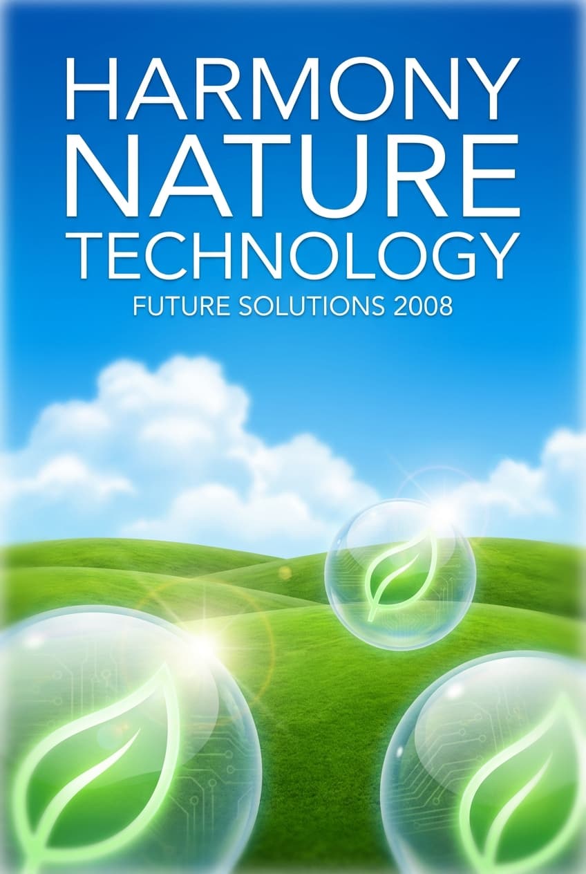 Frutiger Aero Rolling Green Poster - for technology branding | poster.sh