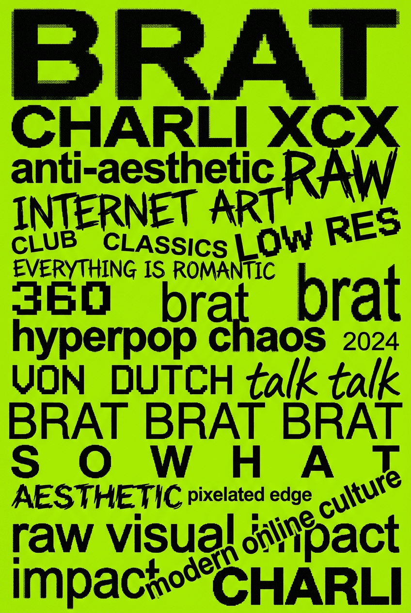 Brat Style Digital Art - for online marketing | poster.sh