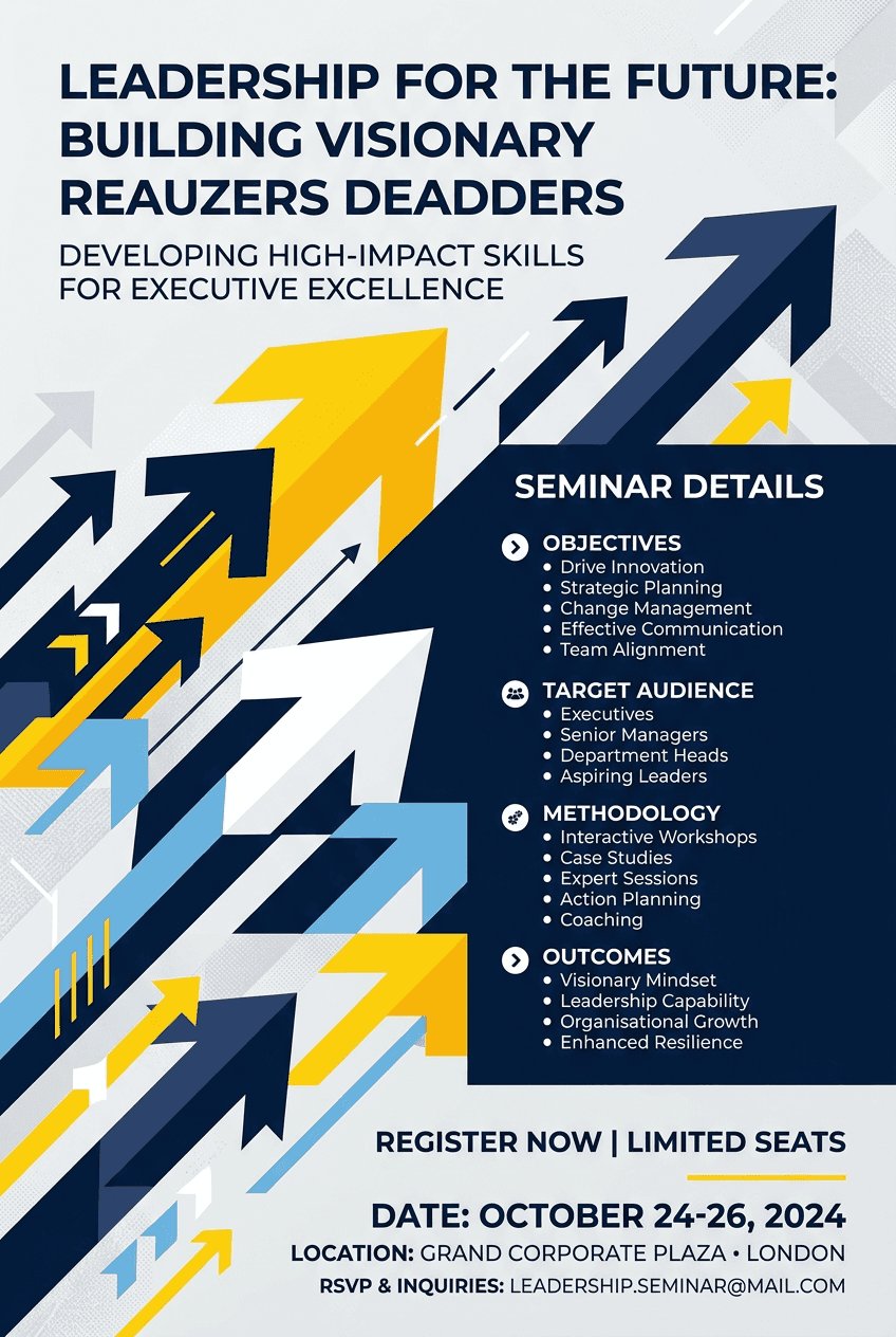 Corporate Clean Conference - for business events | poster.sh