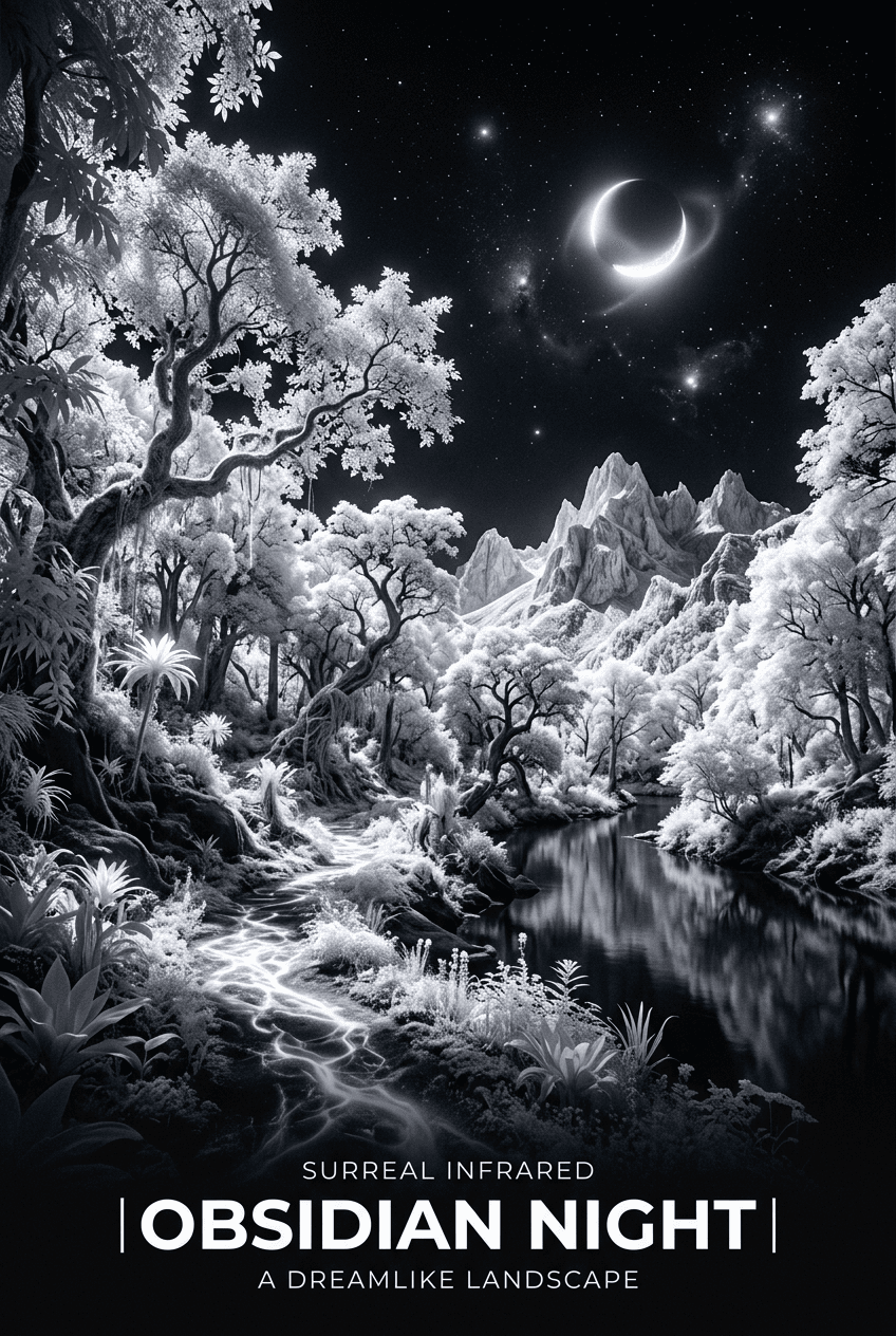 Printable Infrared Surreal Art - for online marketing | poster.sh