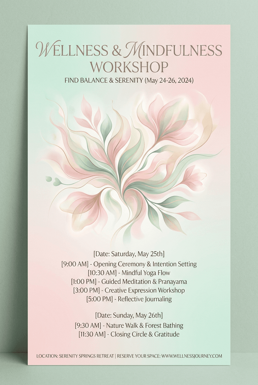 Dreamy Workshop - for wall decoration | poster.sh