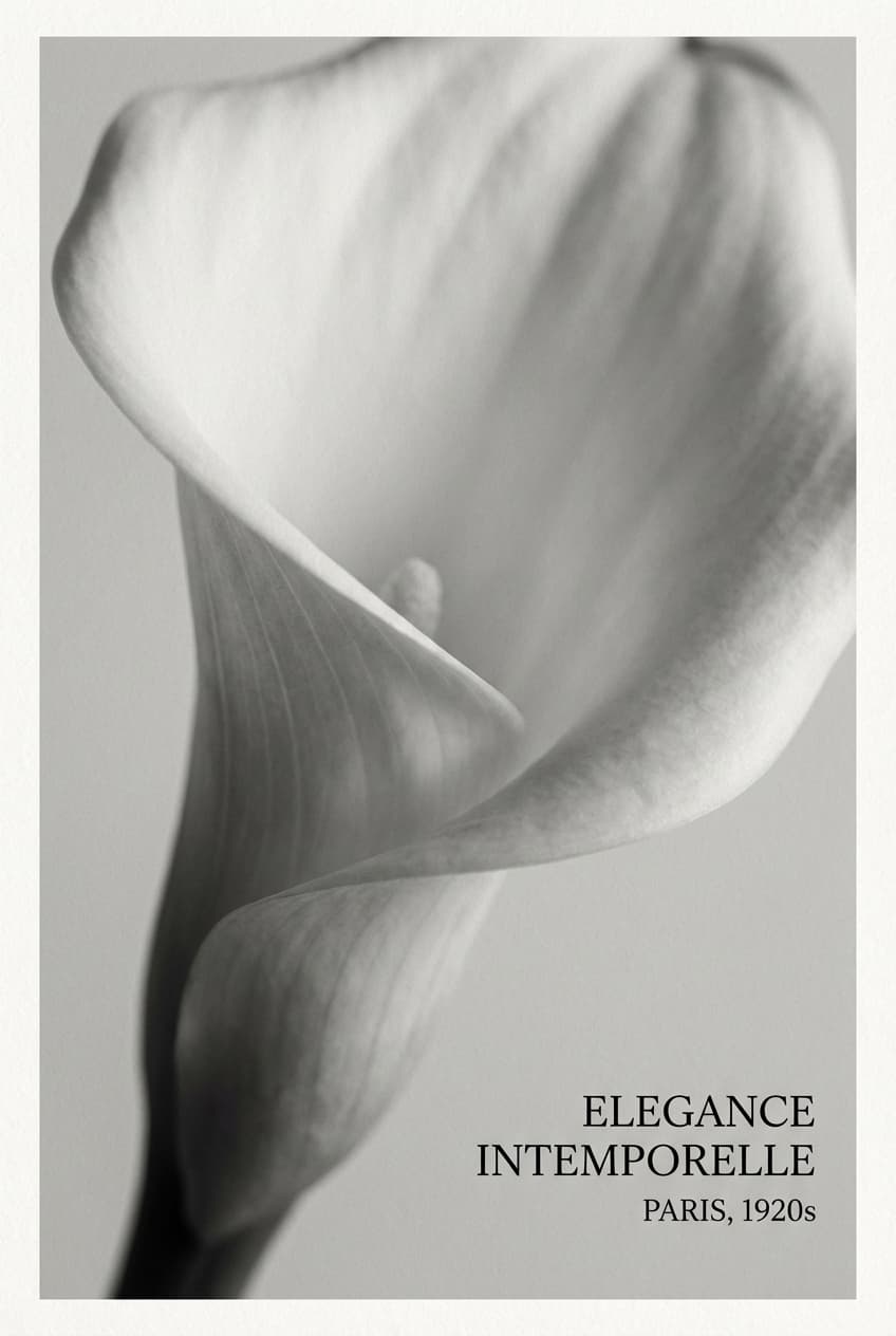 黑白 风格海报示例