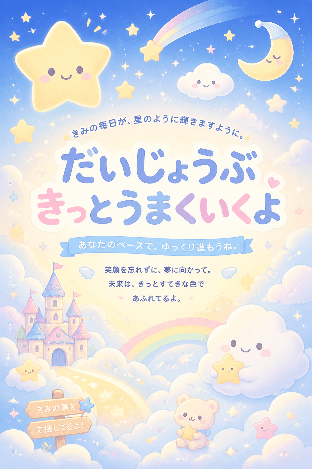 Printable Dreamy Japanese Pastel Art - for online marketing | poster.sh