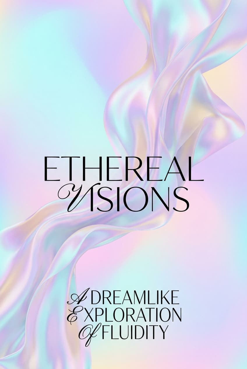 Gradient Mesh Holographic Pastel - for wall decoration | poster.sh