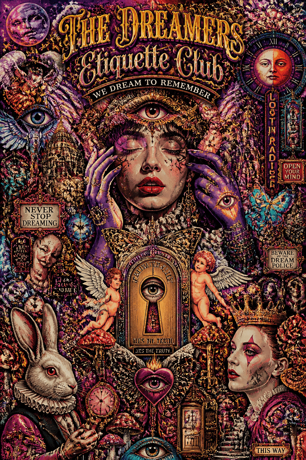 Printable Maximalist Surreal Art - for online marketing | poster.sh