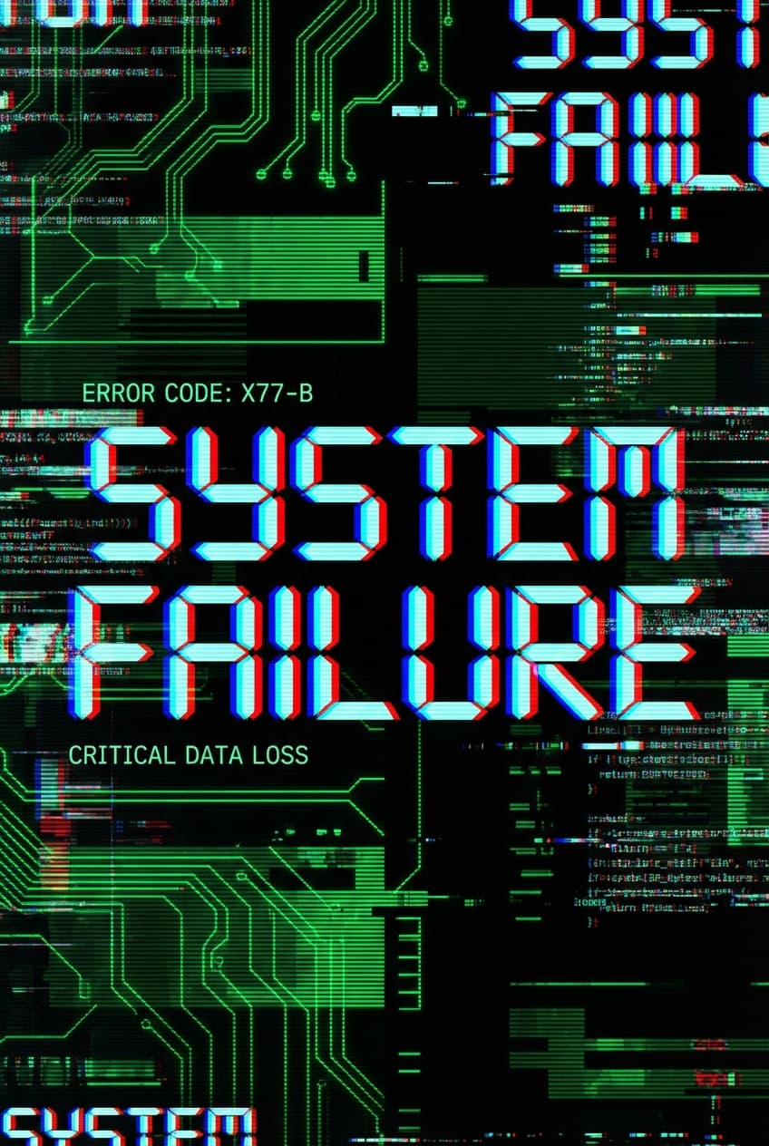 Glitch Typography - for online marketing | poster.sh