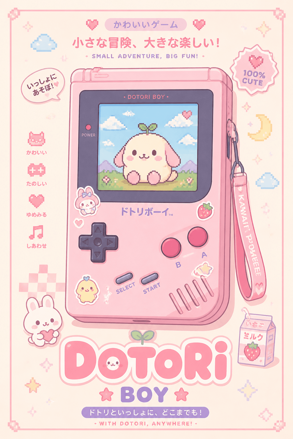 Kawaii Japanese Pastel Poster - for wall decoration | poster.sh