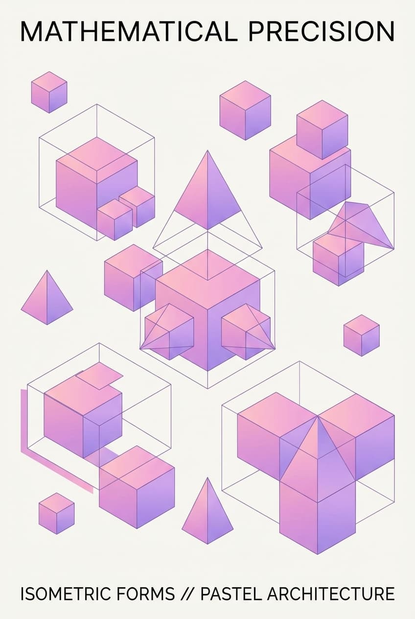3d Isometric Infographic - for wall decoration | poster.sh