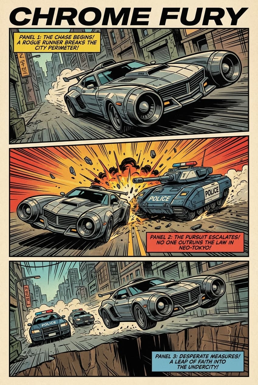 Comic Book Illustration - for wall decoration | poster.sh