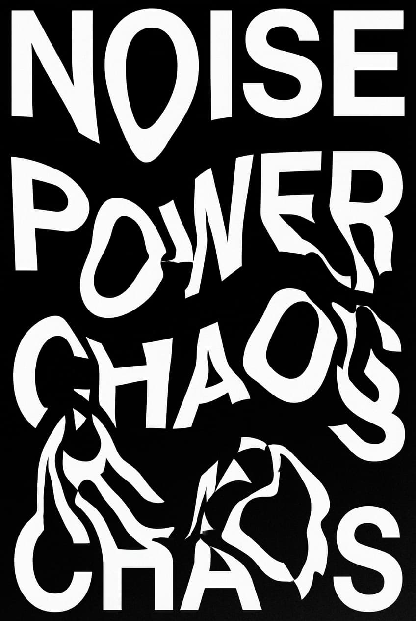 Black And White Typography - for wall decoration | poster.sh