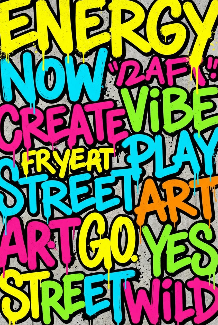 Hand Lettering Typography - for wall decoration | poster.sh