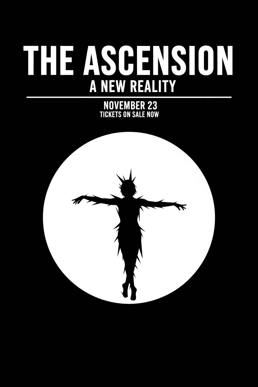 High Contrast Dramatic Bold Art - for online marketing | poster.sh