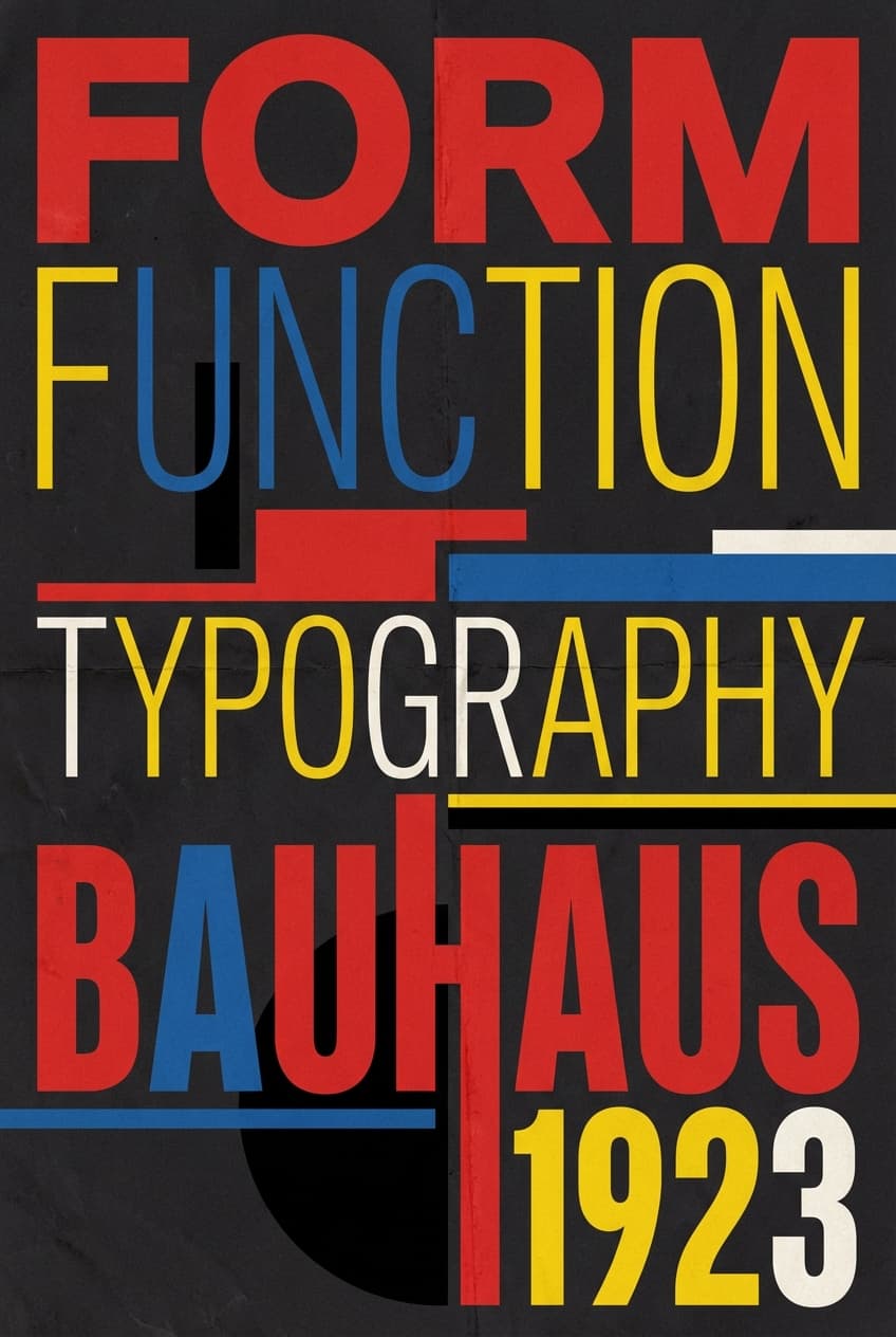 Bauhaus representative poster