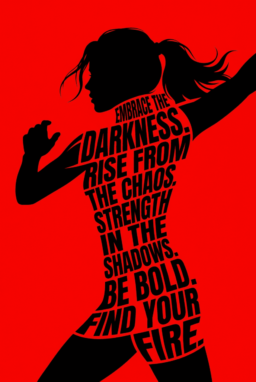 High Contrast Silhouette Vibrant - for wall decoration | poster.sh