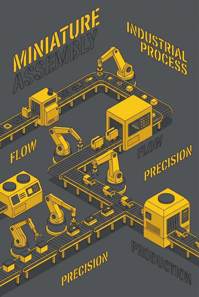 3d Isometric Service Display - for wall decoration | poster.sh