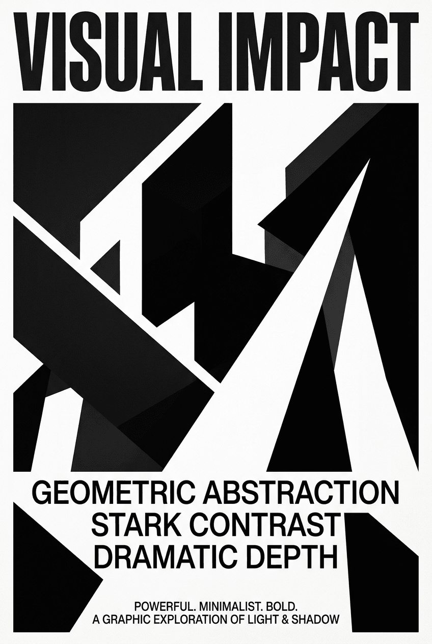 Bold Minimalism Digital Art - for online marketing | poster.sh