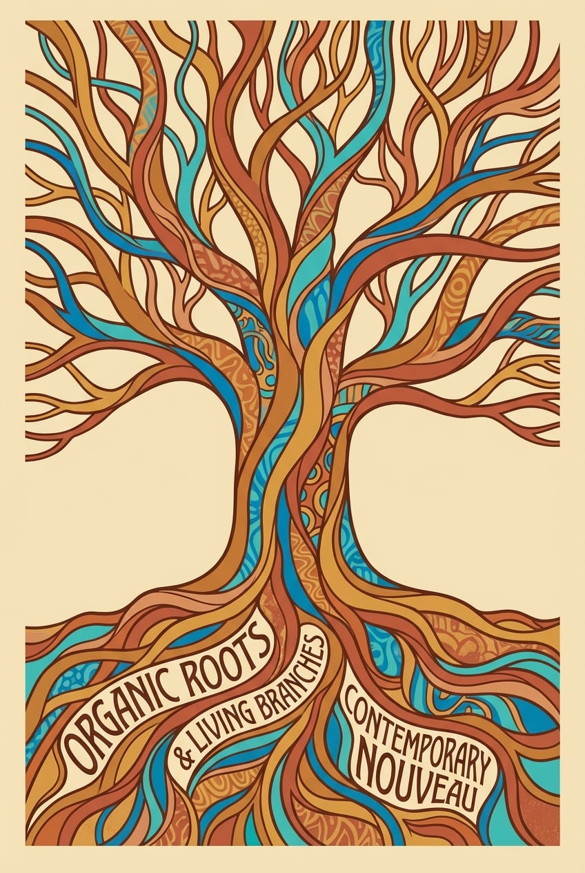 Contemporary Nouveau Gallery Art - for wall decoration | poster.sh