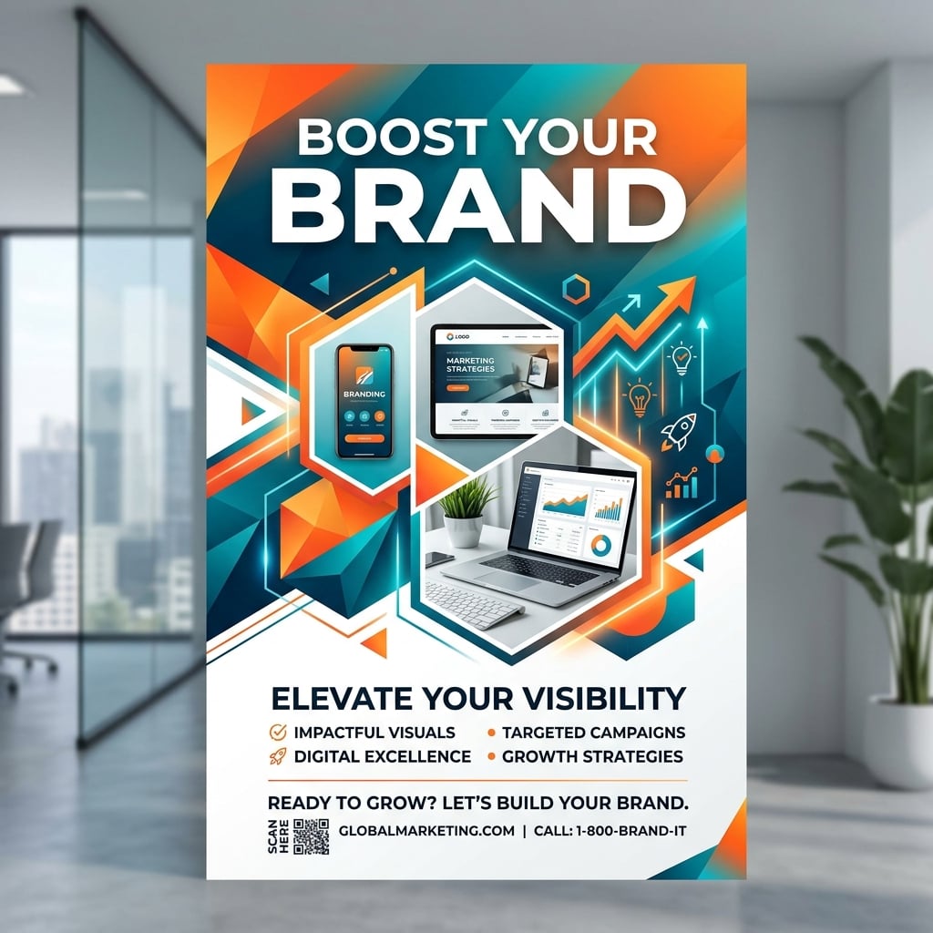 Bold Typography Service Promotion - for wall decoration | poster.sh