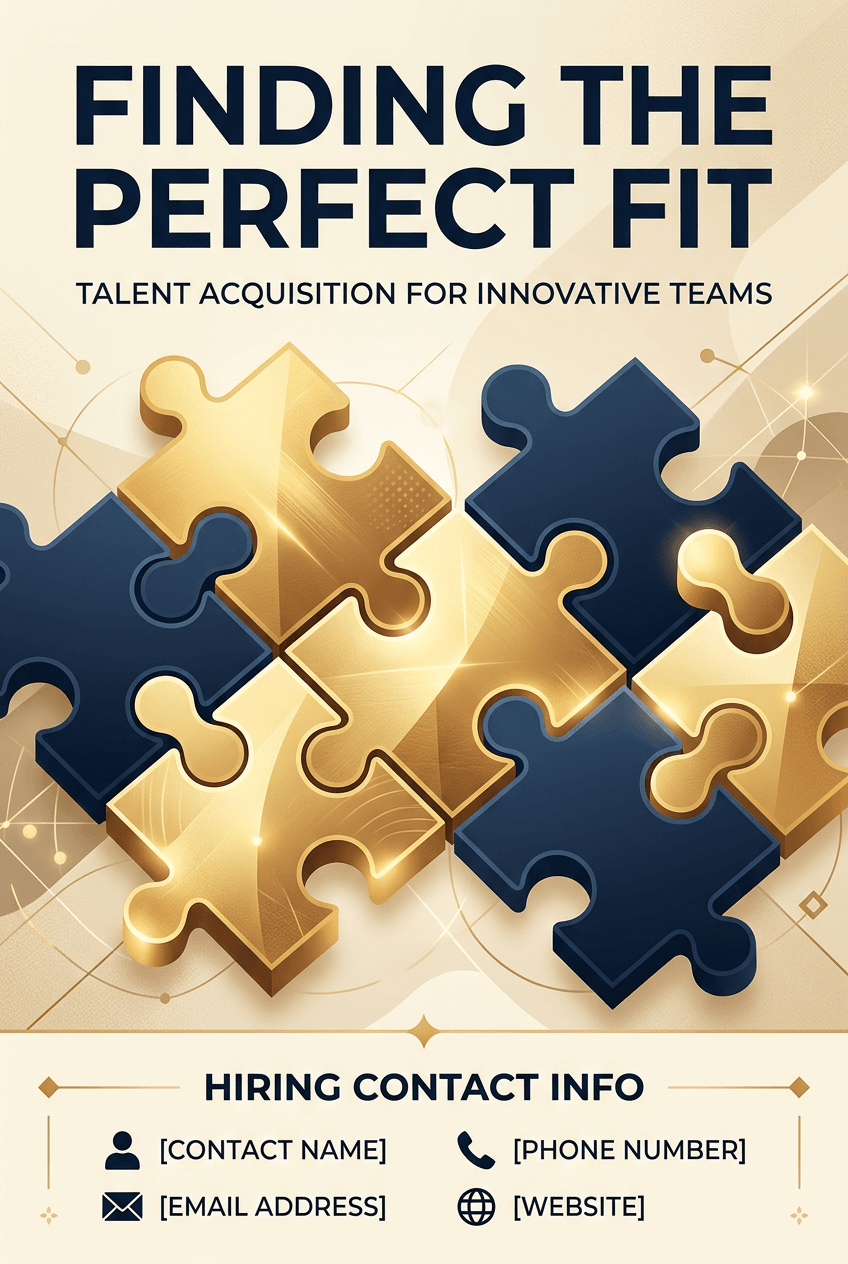 Bold Typography Recruitment - for wall decoration | poster.sh