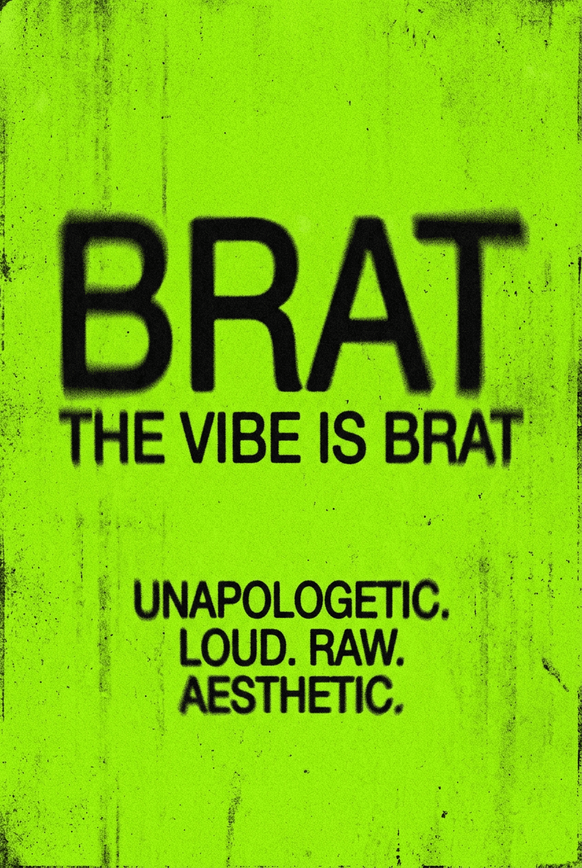 Brat Style Digital Art - for online marketing | poster.sh