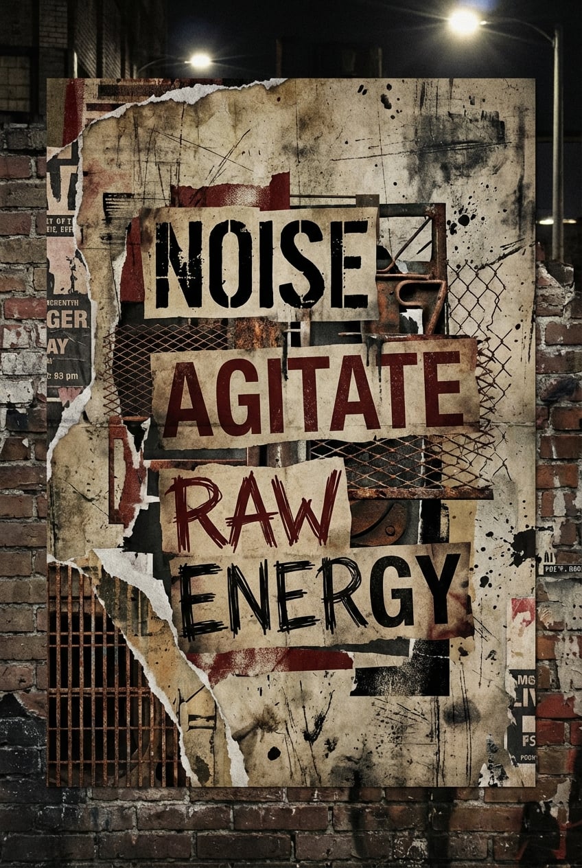 Grunge Typography - for wall decoration | poster.sh