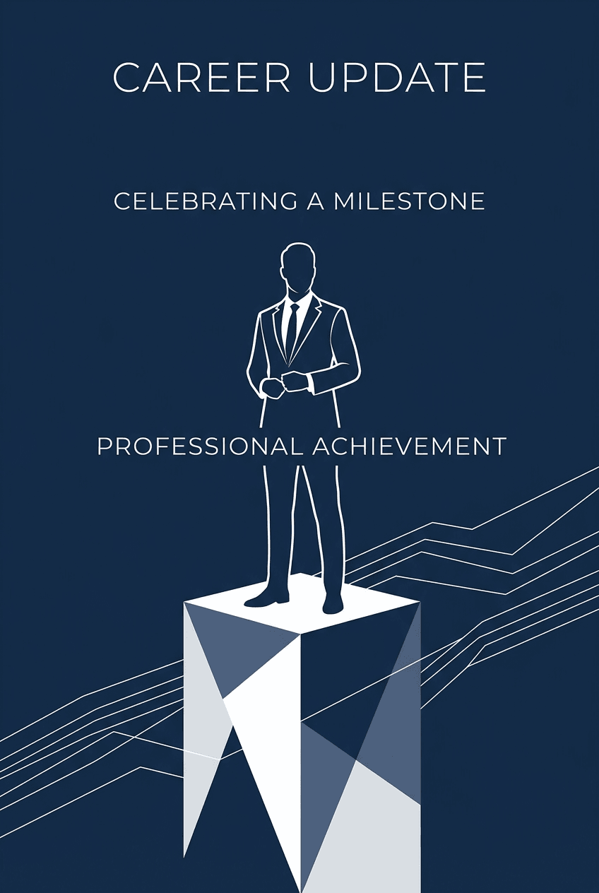 Minimalist Linkedin - for modern spaces | poster.sh